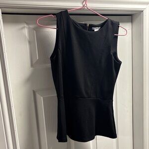H&M Black Peplum top